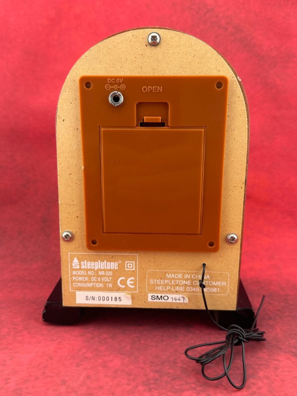 STEEPLETONE NOVELTY TRANSISTOR TABLETOP RADIO CATEDRAL STYLE MODEL: NR-325 - Picture 5 of 11